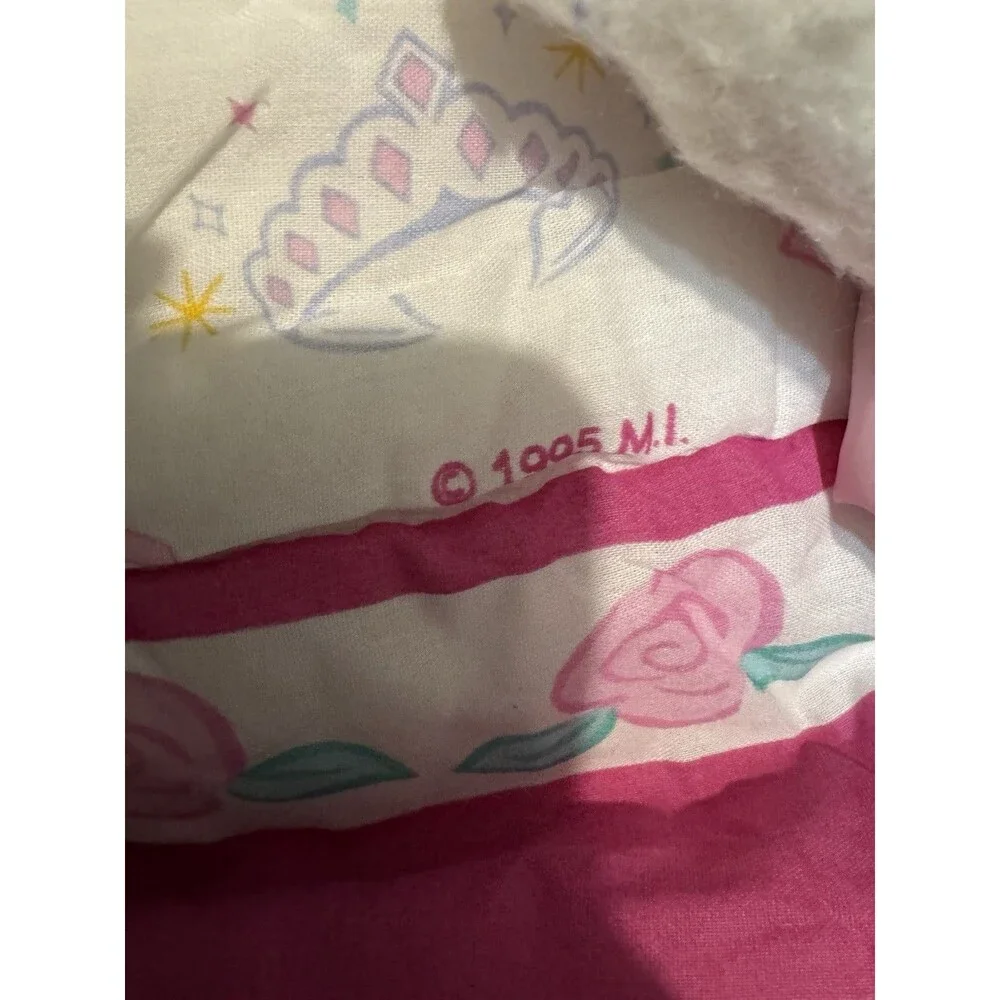 Vintage 1995 Barbie Ballerina Mattel Bedding Lot Comforter Pillow Sheet Pink